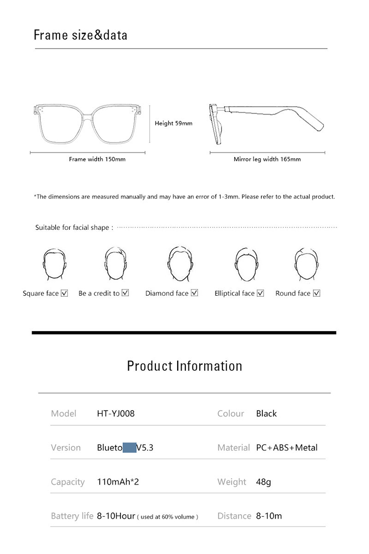 smart eyeglasses, YJ008 smart glass, electronic glass, YJ008 glasses,  luxury glasses, music glasses, YJ006 glasses earphones, ows sunglasses headset, smart wear YJ008